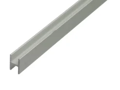 H-Profil Aluminium 12 mm x 12 mm x 1.000 mm Silber