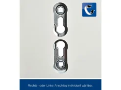 Hörmann Brandschutzklappe T30 H8-5 Grauweiß 800 mm x 800 mm DIN L u. R