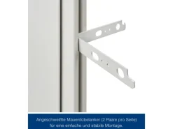 Hörmann Brandschutzklappe T30 H8-5 Grauweiß 800 mm x 800 mm DIN L u. R