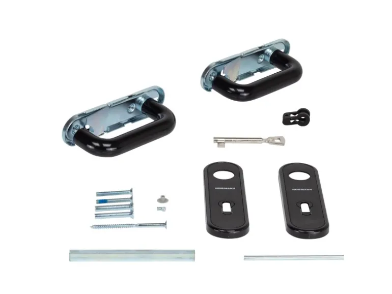 Hörmann Drückergarnitur für Feuerschutztüren Schwarz