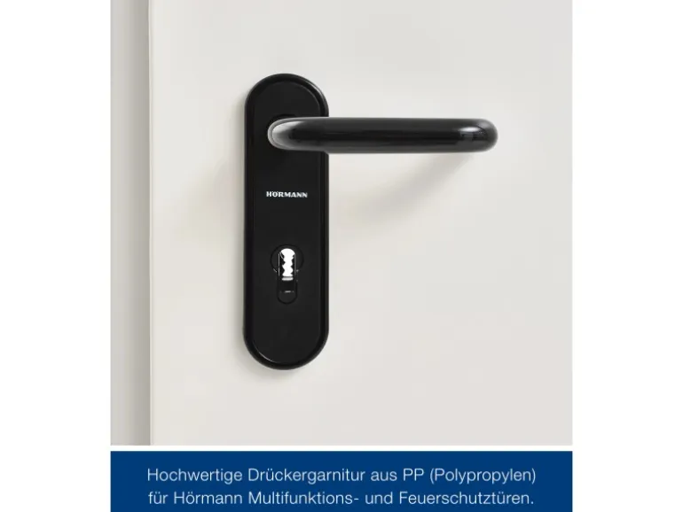 Hörmann Feuerschutz-Tür T 30-H8-5, 75 cm x 200 cm x 4,5 cm Grauweiß