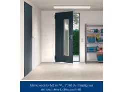 Hörmann Feuerschutz-Tür T 30-H8-5, 75 cm x 200 cm x 4,5 cm Grauweiß