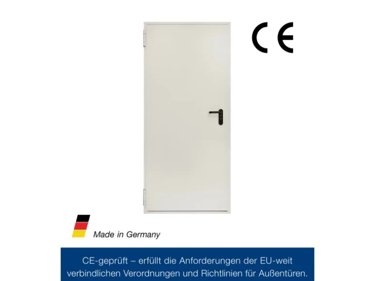 Hörmann Feuerschutz-Tür T 30-H8-5, 75 cm x 200 cm x 4,5 cm Grauweiß