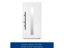 Hörmann Haustür Thermo65 Motiv 610S Verkehrsweiß 110 cm x 210 cm DIN L