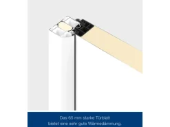 Hörmann Haustür Thermo65 Motiv 610S Verkehrsweiß 110 cm x 210 cm DIN L