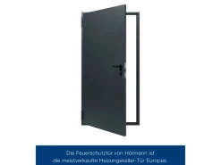 Hörmann Mehrzweck-/Kellertür H8-5 RAL 7016 Links/Rechts 87,5 x 200 cm