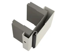 Hörmann Schnellbauzarge Ständerwerk MW 75 Lichtgrau 87,5 cm x 200 cm