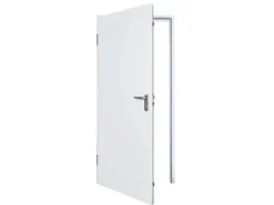 Hörmann Sicherheitstür KSI 40-1 RC2 Verkehrsweiß 75 cm x 187,5 cm DIN L