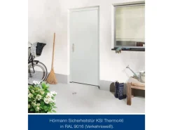 Hörmann Sicherheitstür KSI Thermo46 Verkehrsweiß 100 cm x 200 cm DIN L