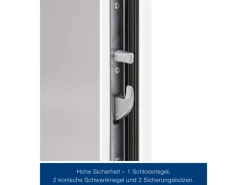 Hörmann Sicherheitstür KSI Thermo46 Verkehrsweiß 100 cm x 210 cm DIN L