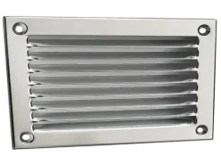 Häusler Lüftungsgitter LG 50215 Alu F1 Lamellengitter 180 x 90 mm Zuluft Abluftgitter