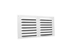 Häusler Lüftungsgitter LG 3015 W Alu Weiß PVD 300 x 150 Abluftgitter