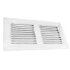 Häusler Lüftungsgitter LG 3015 MGSW Lamellengitter Weiß 300 x 150 Abluftgitter
