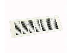 Häusler Lüftungsgitter LG 3010 W Stegblech Alu Weiss 300 x 100 mm Abluftgitter