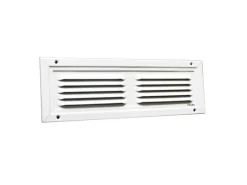 Häusler Lüftungsgitter LG 3010 MGSW Zuluftgitter Weiß PVD 300 x 100 Abluftgitter