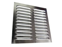 Häusler Lüftungsgitter LG 5050 GLA Lamellengitter Alu 500 x 500 mm Abluftgitter