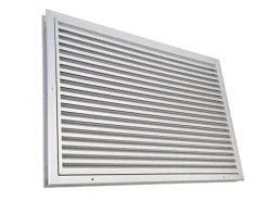 Häusler Lüftungsgitter LG 6040 DORAA Lamellengitter Alu 635 x 435 Abluftgitter