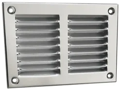 Häusler Lüftungsgitter LG 50205 Alu F1 Lamellengitter 130 x 90 mm Zuluft Abluftgitter