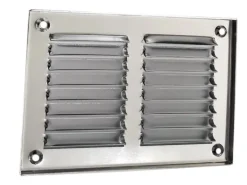 Häusler Lüftungsgitter LG 50205 Alu F1 Lamellengitter 130 x 90 mm Zuluft Abluftgitter