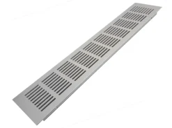 Häusler Lüftungsgitter LG-4008 AA Eloxiert Stegblech Alu F1 400 x 80 mm