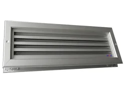 Häusler Lüftungsgitter LG-3010 DORAA Lamellengitter Alu 335 x 135mm Abluftgitter