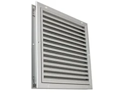 Häusler Lüftungsgitter LG-3030 DORAA Lamellengitter Alu 335 x 335 Abluftgitter