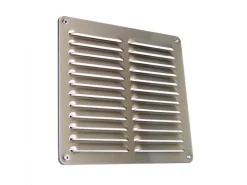 Häusler Lüftungsgitter LG-2525 L Edelstahl 245 x 245 mm Abluftgitter