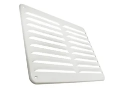 Häusler Lüftungsgitter LG-2520 W Lamellengitter Alu Weiß 245 x 195 Abluftgitter