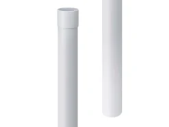 Inefa Fallrohr PVC 200cm DN 100 Weiß Ableitung von Regenwasser