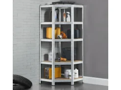 Juskys Eckregal Lagerregal Corner Basic 180 x 70 x 40 bis 70 cm