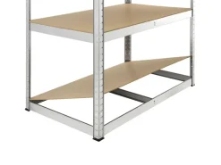 Juskys 3er Regalsystem 1 Corner und 2 Basic Insgesamt 15 Böden mit 2625 kg Tragkraft