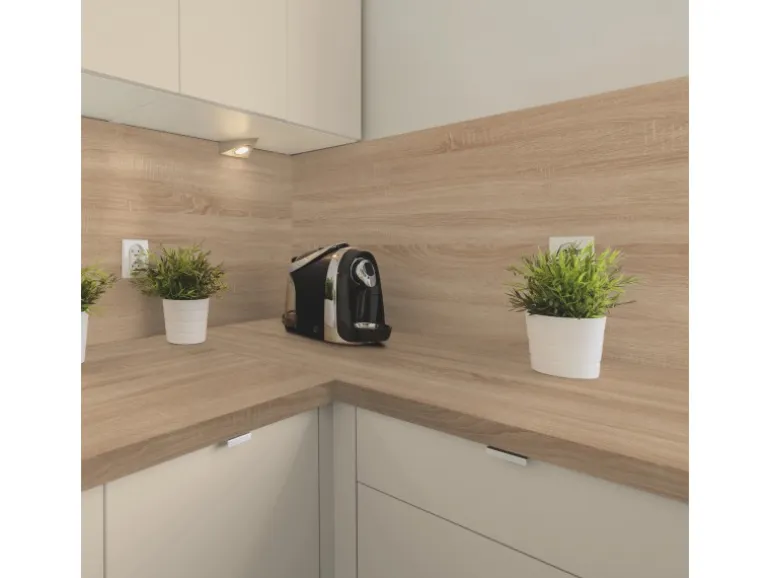 Kaindl Arbeitsplatte Sonoma Eiche Hell 260 cm x 60 cm x 2,8 cm