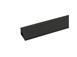 Kaindl Wandanschlussprofil 300 cm x 2,4 cm Schwarz
