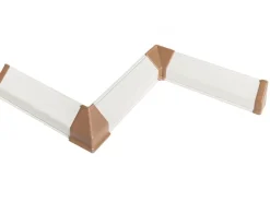 Kaindl Zubehörset für Wandabschlussleiste Dunkelbraun (1010)