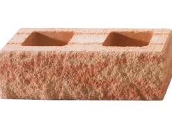 Kann Bruchsteinmauer Endelement Sandsteinfarben 50 cm x 25 cm x 15 cm