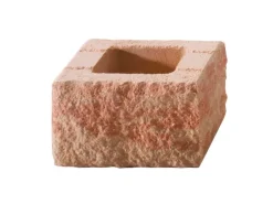 Kann Bruchsteinmauer Halbelement Sandsteinfarben 25 cm x 25 cm x 15 cm