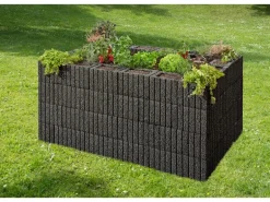 Kann Pflanzstein Mini Anthrazit 30 cm x 20 cm x 20 cm