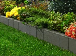 Kann Rechteck Palisadenrandstein Anthrazit 6 cm x 25 cm x 50 cm