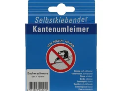 Kantenumleimer Selbstklebend 5 m x 19 mm Esche Schwarz