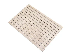 KARAT Antibakterielle Fußmatte mit Drainagefunktion nach Maß Beige 61 x 50 cm