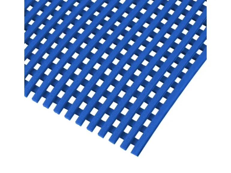 KARAT Antirutschmatte Adria Arbeitsplatzmatte für Nasszonen Witterungsbeständig Blau 120 x 350 cm