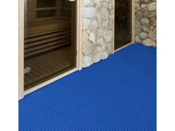 KARAT Antirutschmatte Adria Arbeitsplatzmatte für Nasszonen Witterungsbeständig Blau 120 x 350 cm