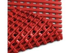 KARAT Antirutschmatte Adria Arbeitsplatzmatte für Nasszonen Witterungsbeständig Rot 120 x 100 cm