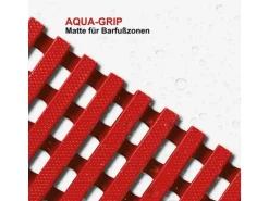 KARAT Antirutschmatte Adria Arbeitsplatzmatte für Nasszonen Witterungsbeständig Rot 120 x 100 cm