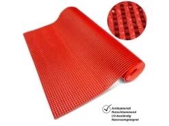 KARAT Antirutschmatte Adria Arbeitsplatzmatte für Nasszonen Witterungsbeständig Rot 120 x 50 cm
