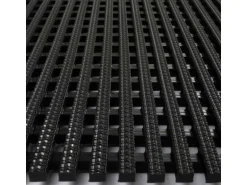 KARAT Antirutschmatte Multi Grip Antibakteriell 13,5 mm Stärke Schwarz 120 x 350 cm