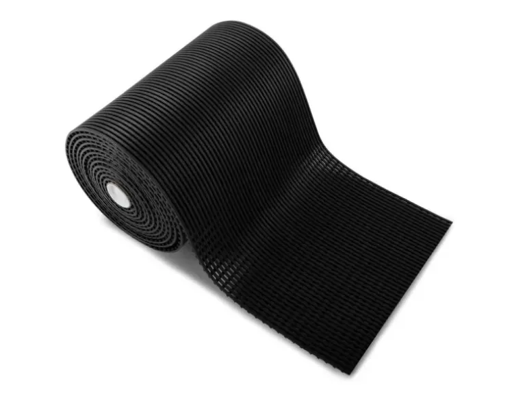 KARAT Antirutschmatte Multi Grip Antibakteriell 13,5 mm Stärke Schwarz 120 x 250 cm