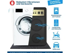 KARAT Antivibrationsmatte Schallschutzmatte nach Maß Stärke 1 cm 62,5 x 600 cm