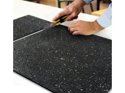 Karat Bautenschutzmatte Gummigranulatmatte Universal Reißfest Schimmelresistent 125 x 100 x 1 cm