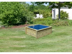 Karibu Massivholzpool Pool Minipool Kesseldruckimprägniert 78 x 192,1 x 192,1 cm